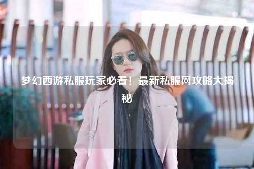 夢(mèng)幻西游私服玩家必看！最新私服網(wǎng)攻略大揭秘