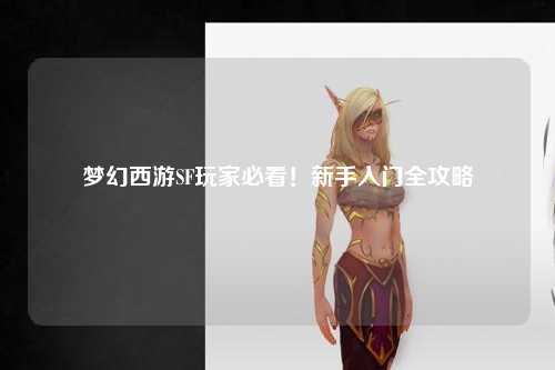夢(mèng)幻西游SF玩家必看！新手入門(mén)全攻略