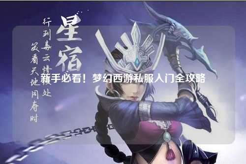 新手必看！夢幻西游私服入門全攻略